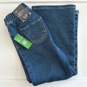 babyGap SuperSoft Wide-Leg Pull-On Jeans 5 years dark wash